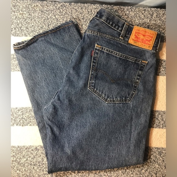 Levi's Other - Levi’s 505 denim 100% cotton straight leg Blue Jeans Size 40x30
